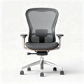 Ergonomische bureaustoel met netweefsel en gestoffeerde zitting 60 x 60 x 100cm